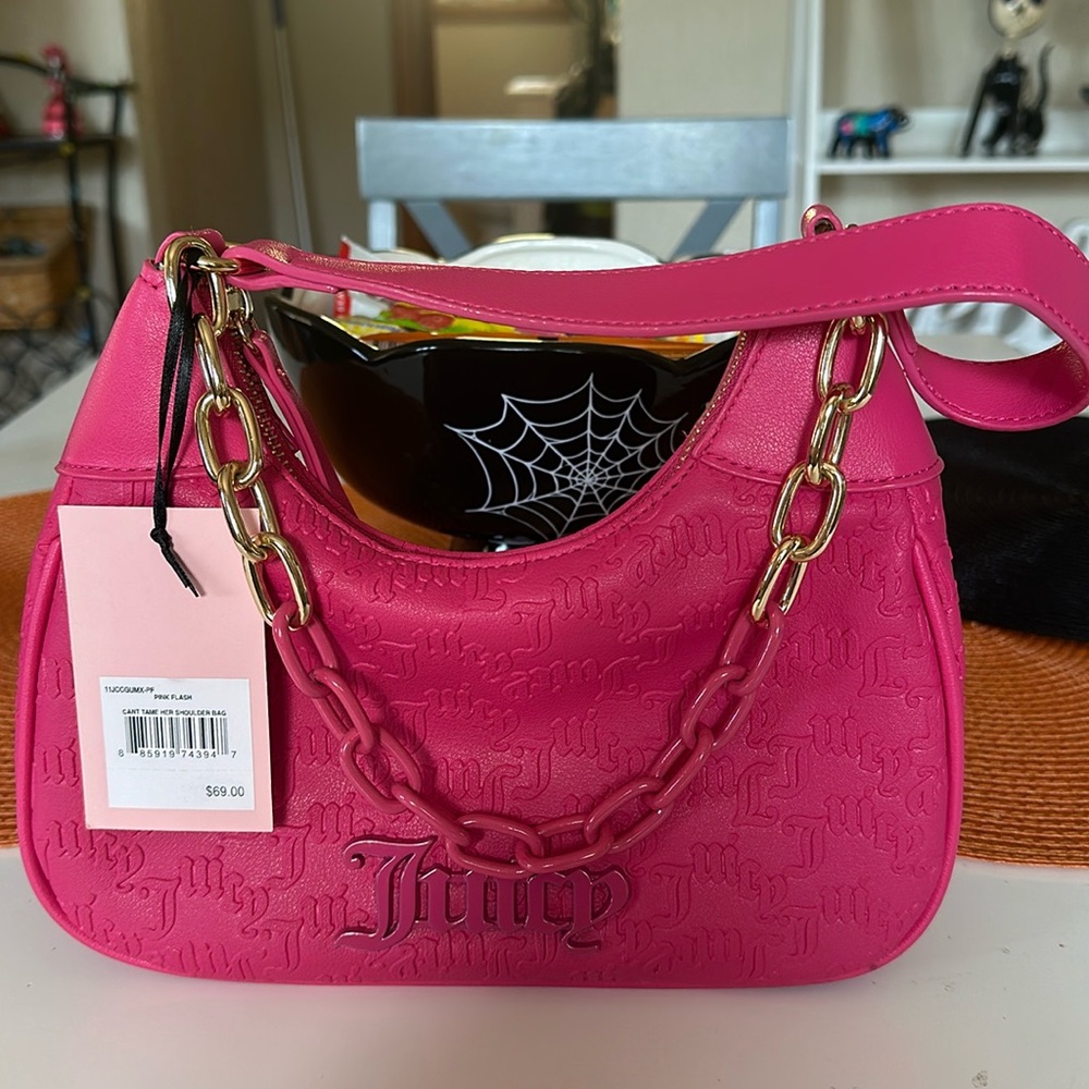 Juicy couture hot pink purse small